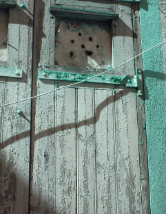 turquoise-door